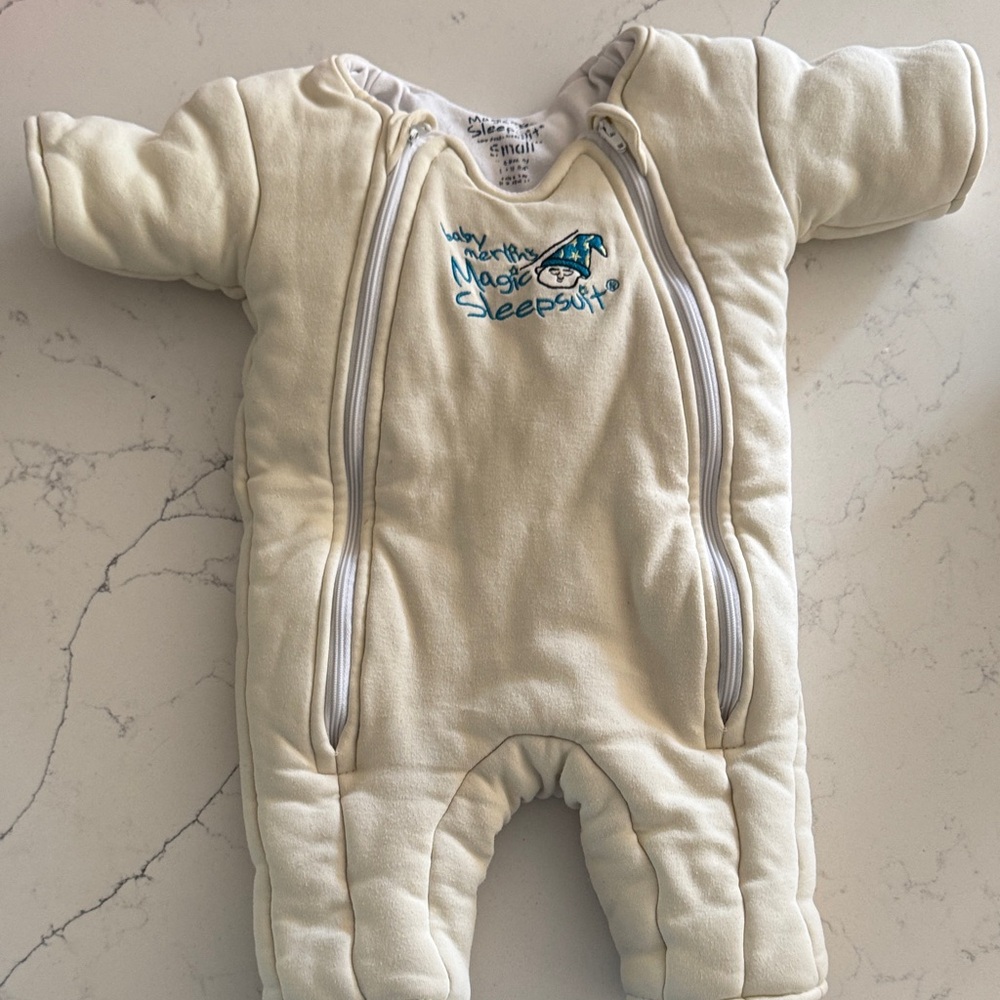 Cream Baby Footie